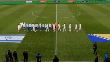 Bosnalı futbolculardan İsrail'e protesto! Ellerini sıkmadılar